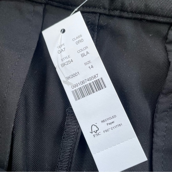 J.Crew Women's Black Ingrid pant in Gramercy twill Size 14 New with Tags NWT - Picture 6 of 11